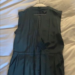 Madewell Emerald Jumpsuit with pockets.